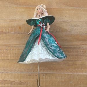 holiday Barbie stocking hook